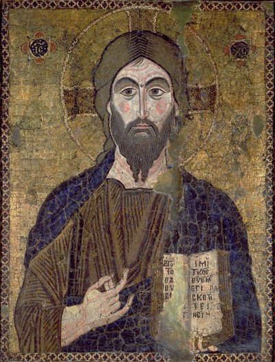 Christ Pantocrator (mosaïque) - Byzantine